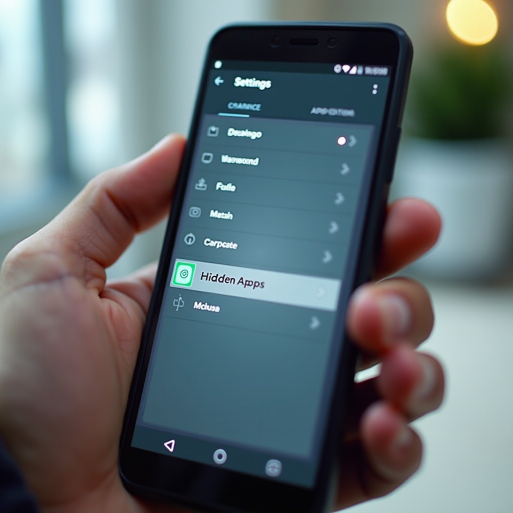 encontrar aplicativos ocultos no Android