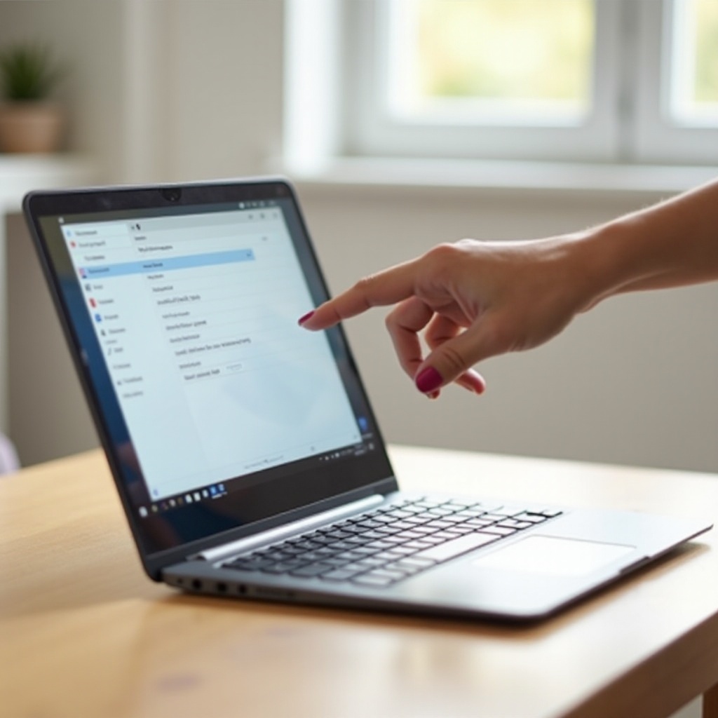 posso disattivare il touchscreen sul mio Chromebook