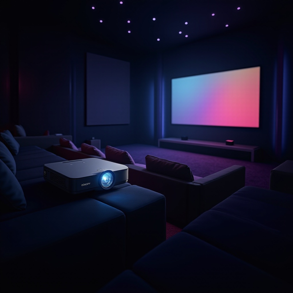 projetor de alta qualidade com Dolby Vision