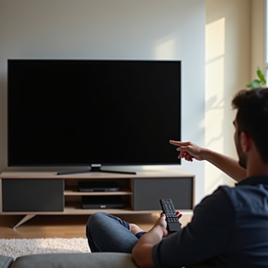 a tela da TV Element fica preta
