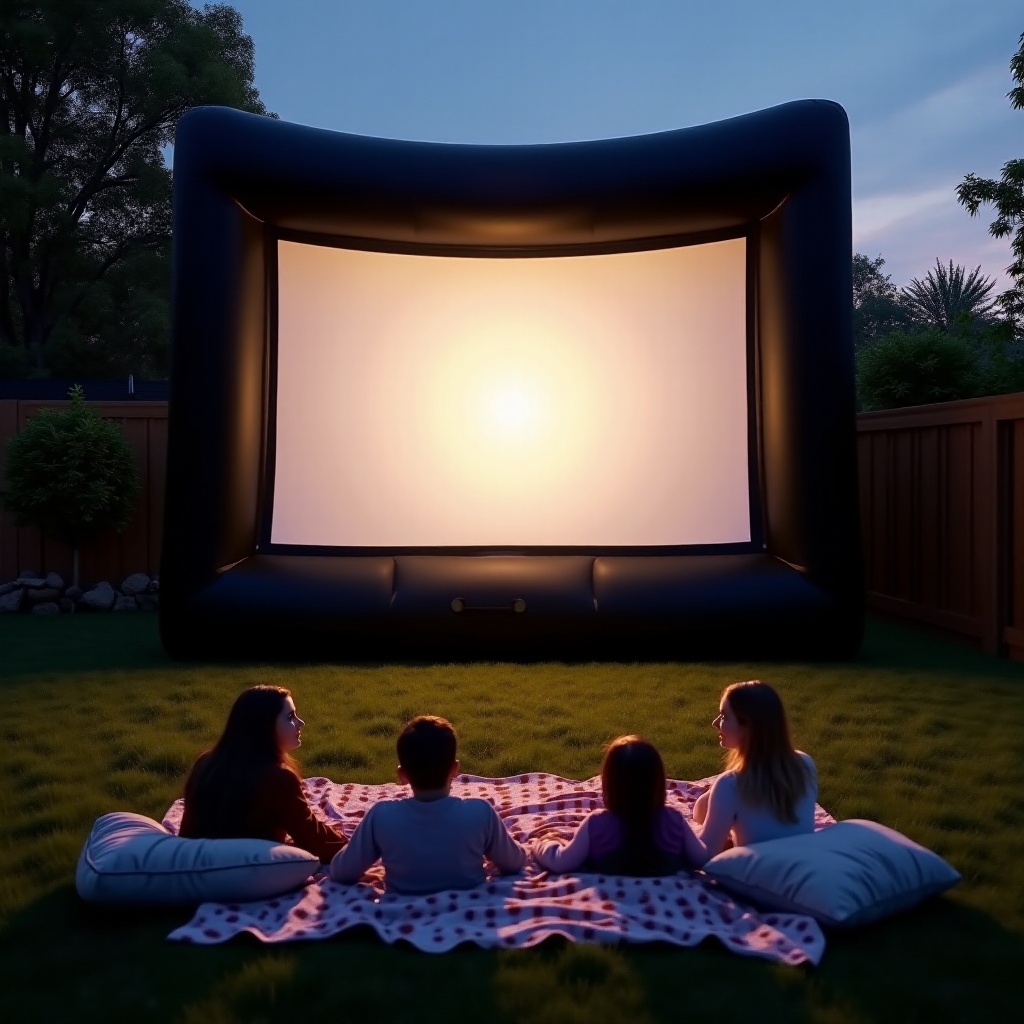melhor tela de cinema inflável ao ar livre