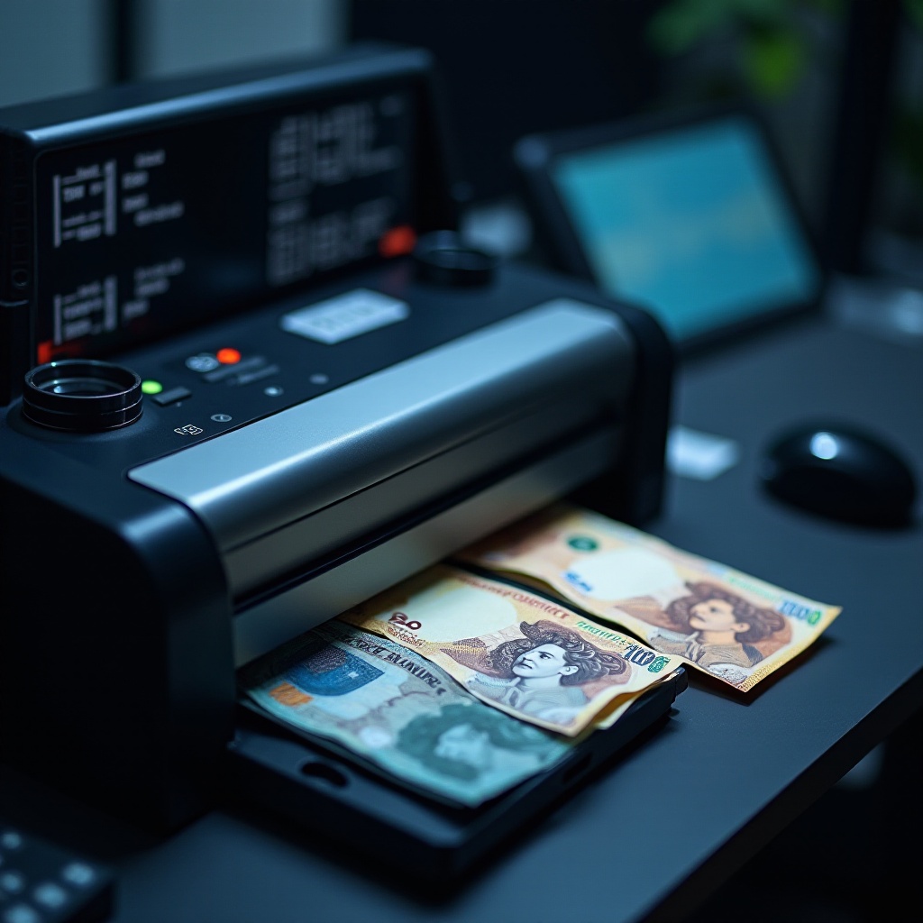 os scanners podem detectar dinheiro
