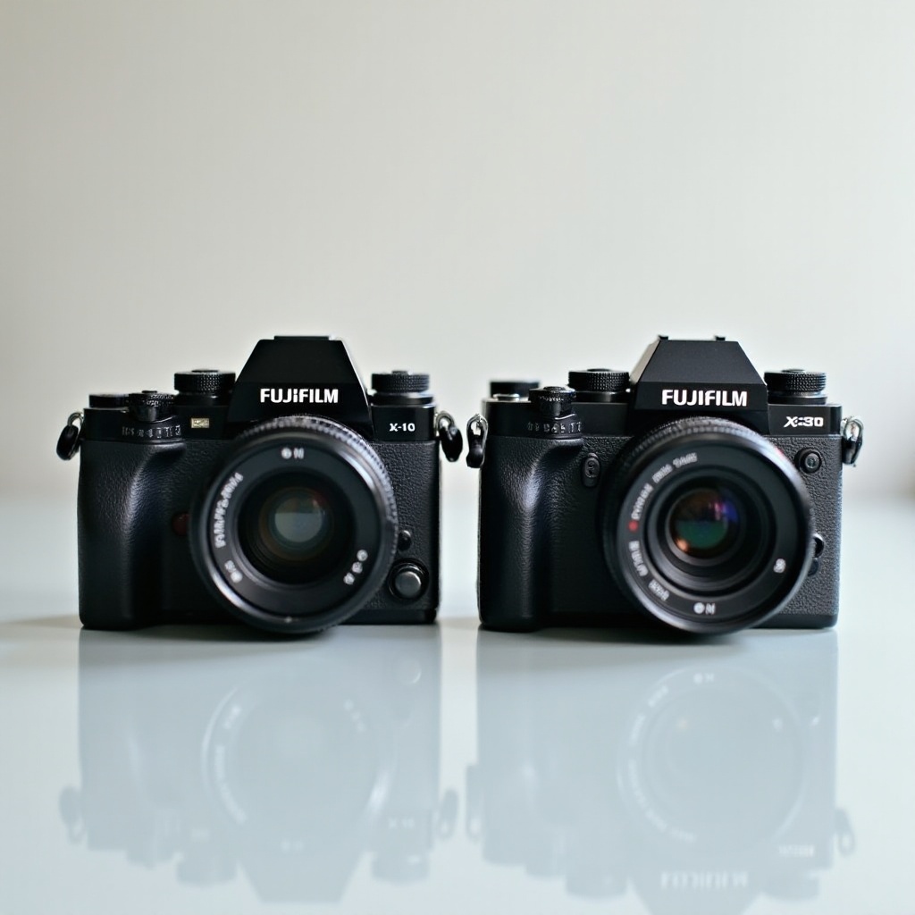 lente de câmera sem espelho fujifilm x-t50 vs especificações fujifilm x-t30 ii