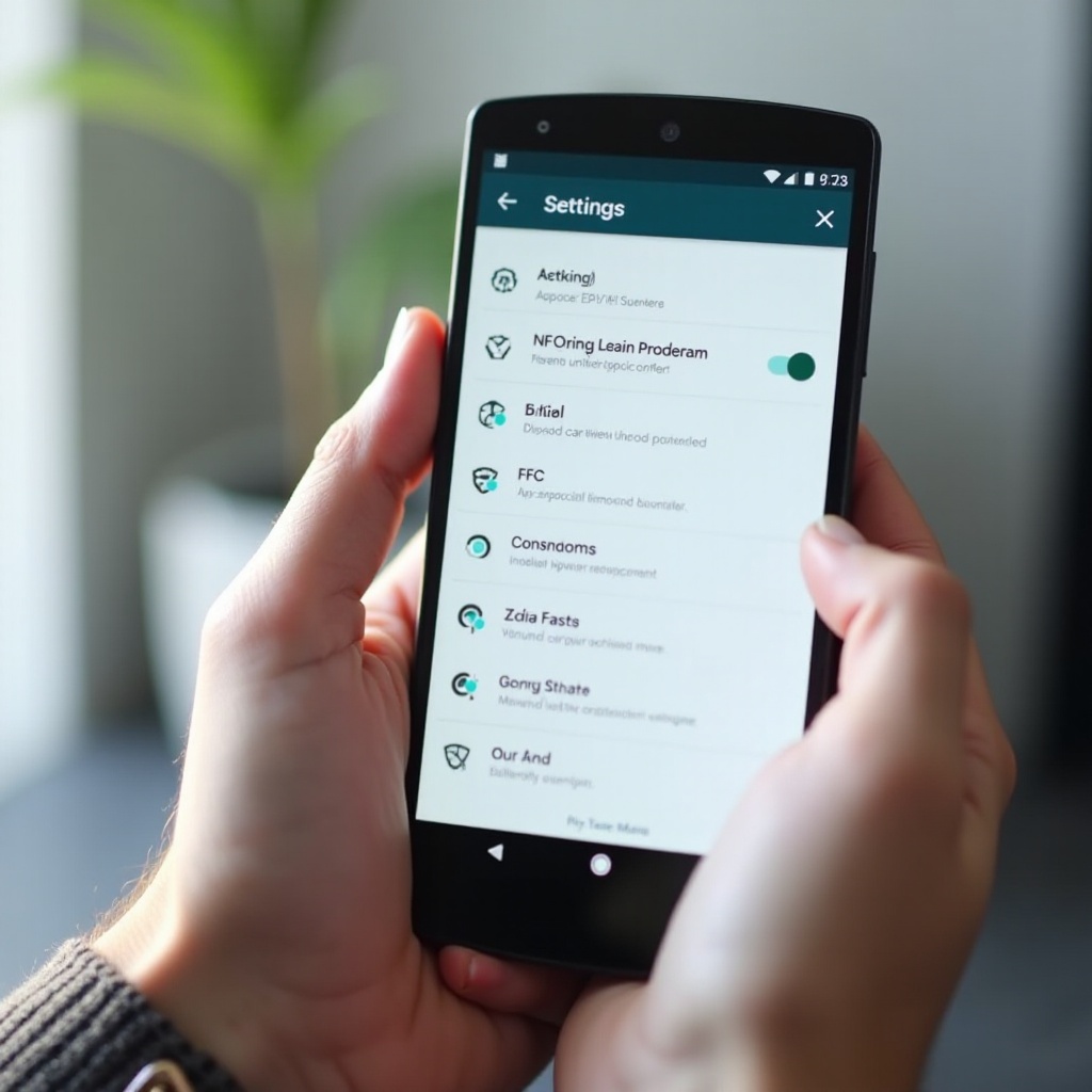 disattivare NFC su Android