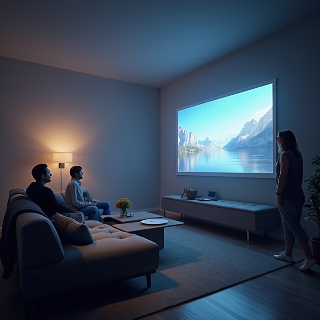 projetor de ultra curta distância para cinema em casa