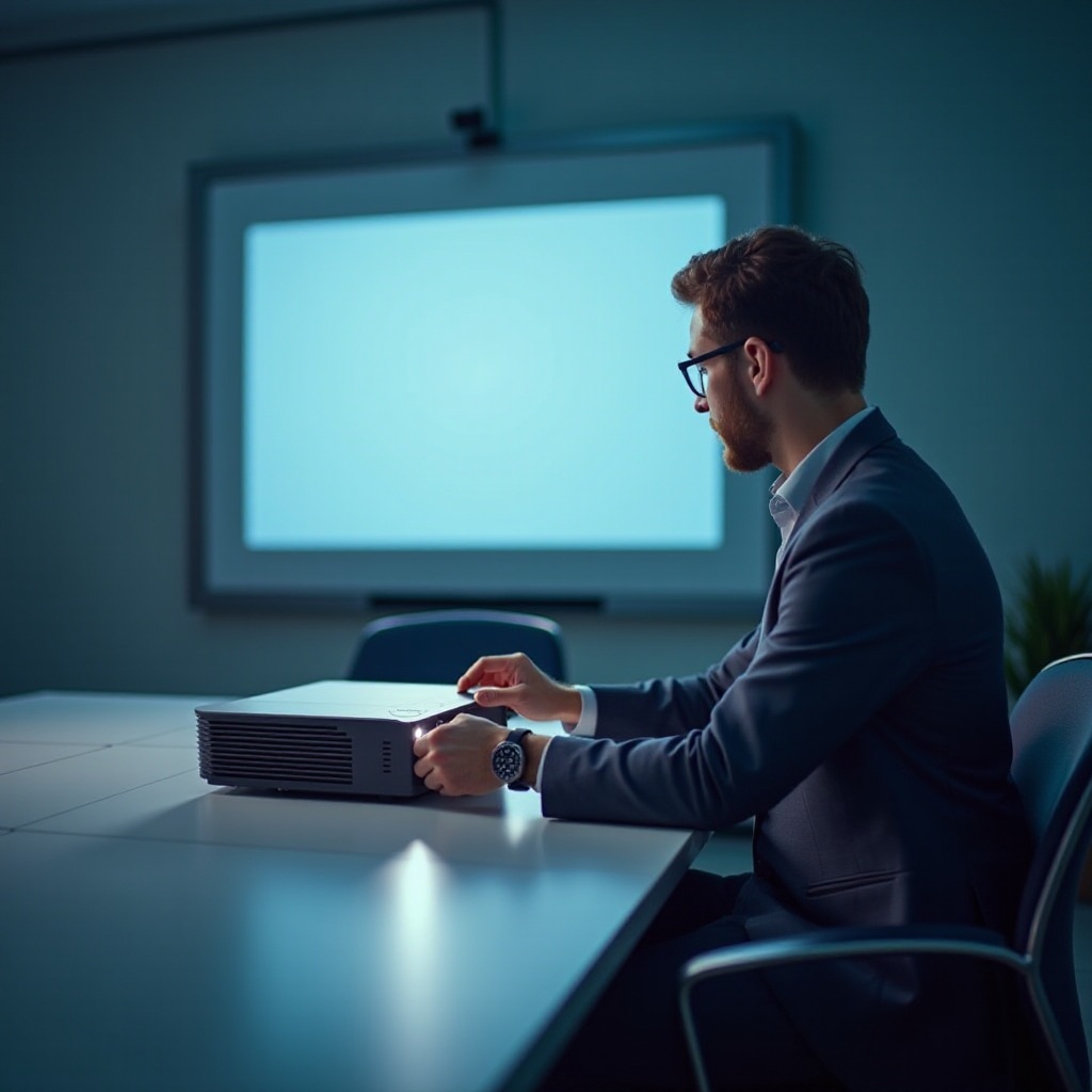 calculer la distance de projection pour le projecteur