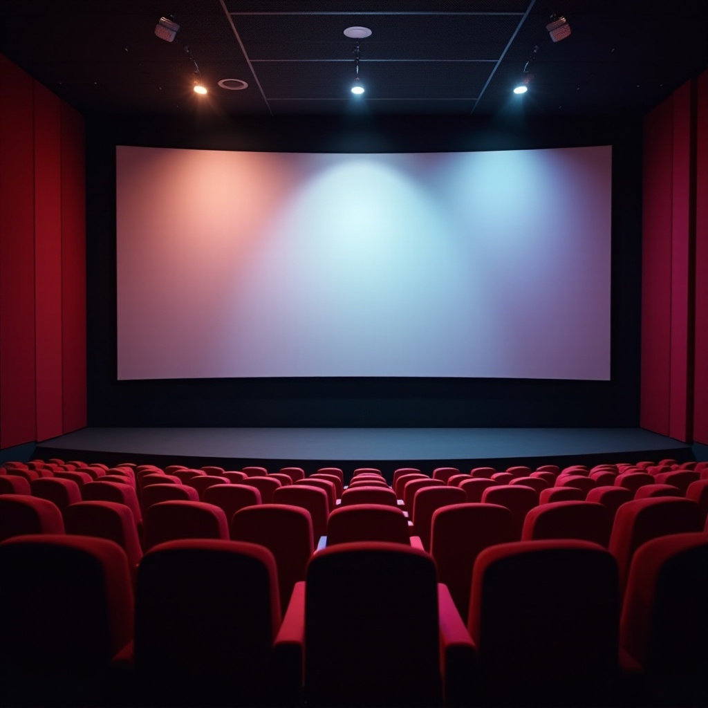 qual é o tamanho de uma tela de cinema