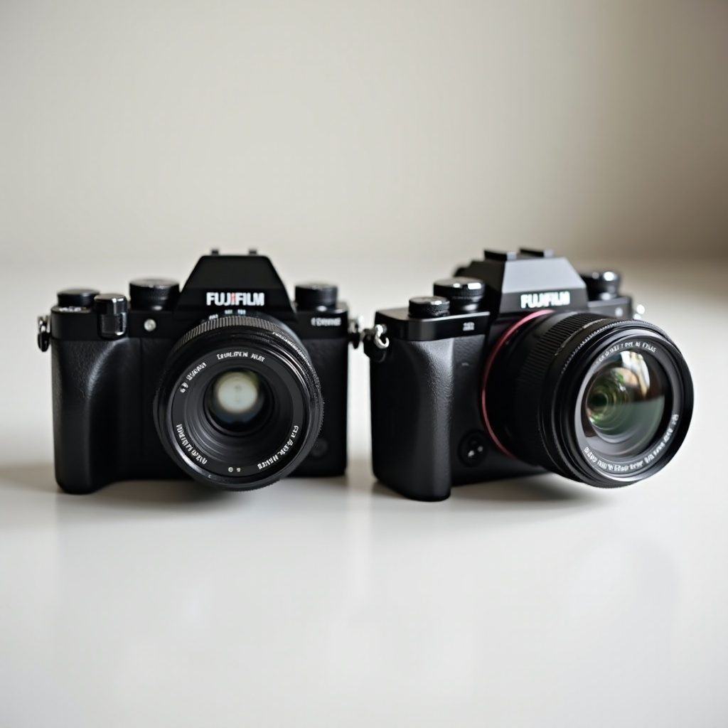 fujifilm x-t50 spiegellose Kameraobjektiv vs fujifilm x-t30 ii Spezifikationen