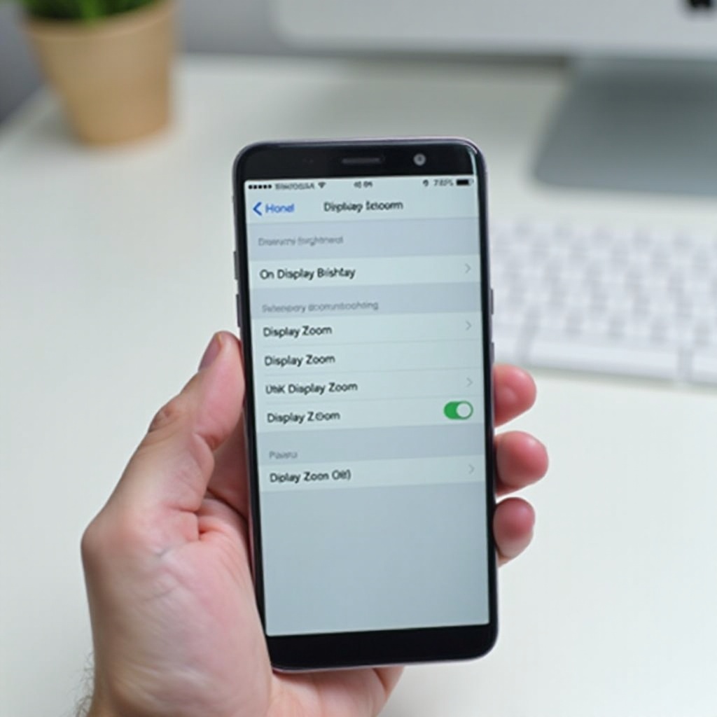 wie man den Bildschirmabstand auf dem iPhone ändert