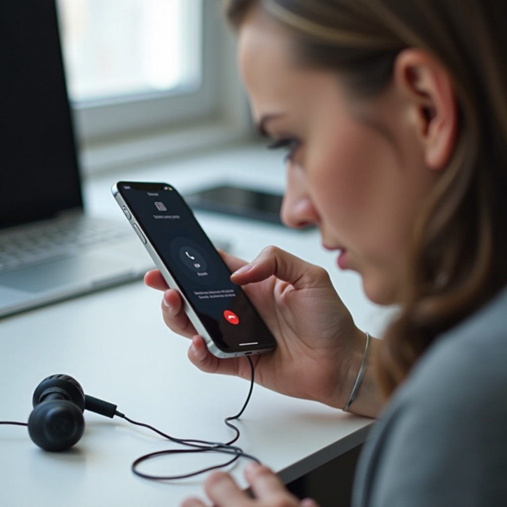 fone de ouvido não está funcionando no iPhone
