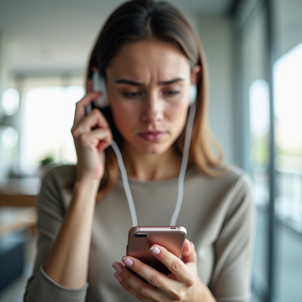écouteur ne fonctionne pas sur iPhone