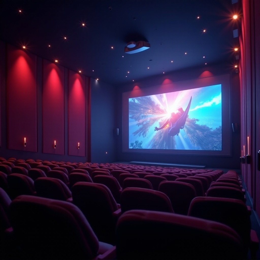 qual é o tamanho de uma tela de cinema