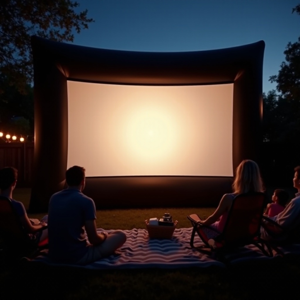 meilleur écran de cinéma gonflable d'extérieur