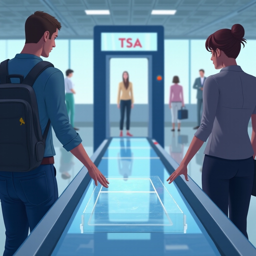 gli scanner TSA possono vedere attraverso la plastica
