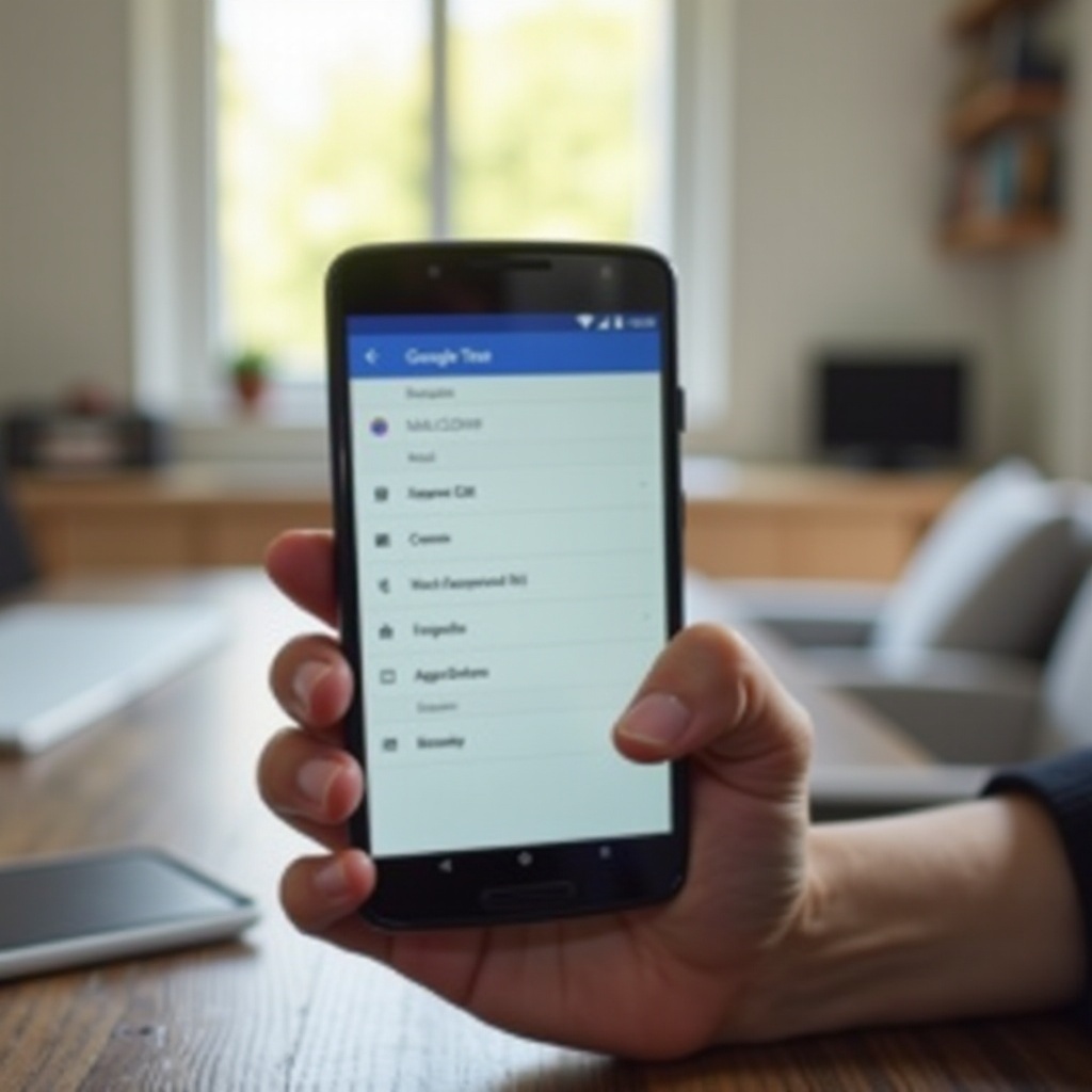 onde encontrar minha senha do Gmail no meu telefone Android