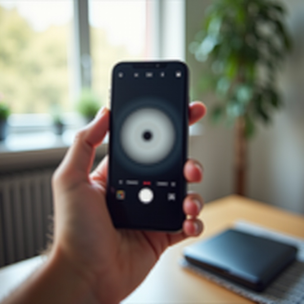 schwarzer Fleck in der iPhone-Kamera