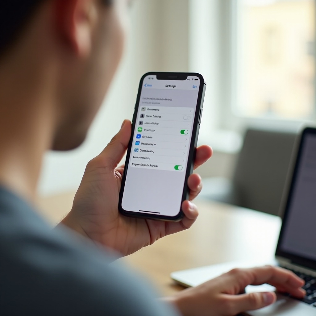 comment modifier la distance de l'écran sur iPhone