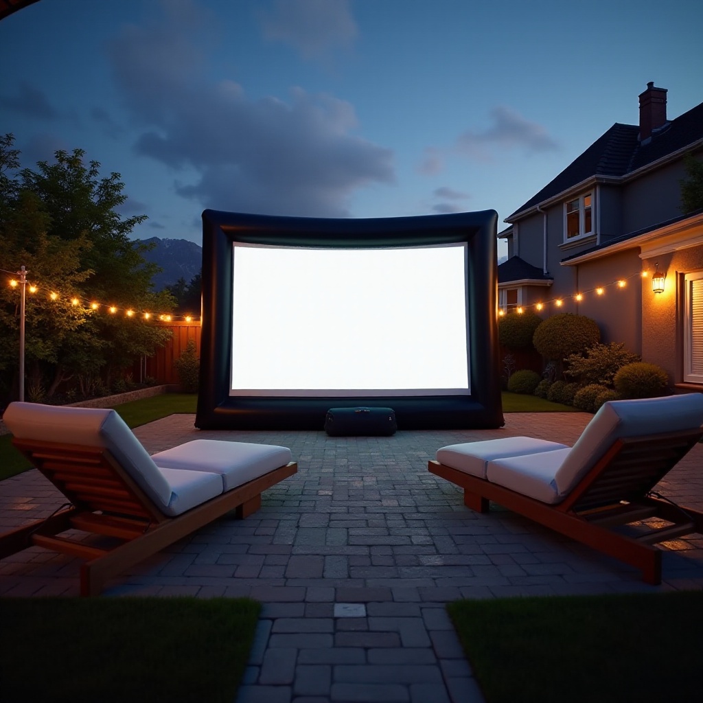 beste aufblasbare Leinwand für draußen