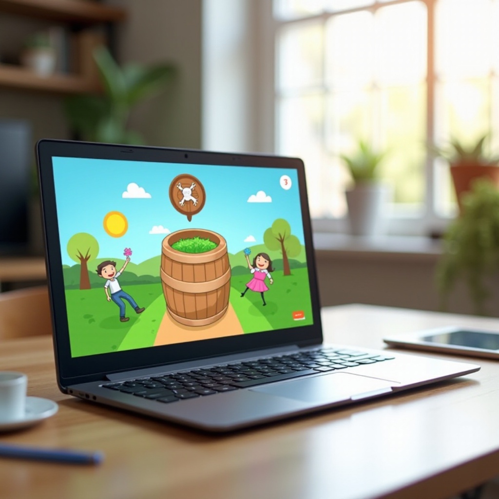 cómo hacer un giro de barril en chromebook