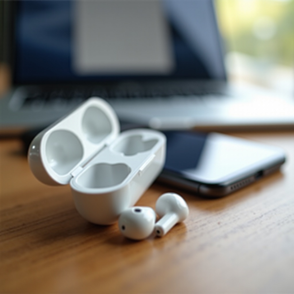 os AirPods conectam-se aleatoriamente enquanto estão no estojo