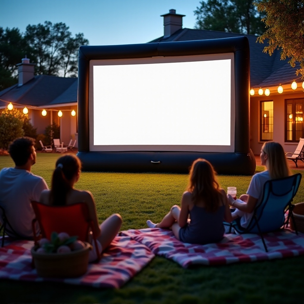 melhor tela de cinema inflável ao ar livre