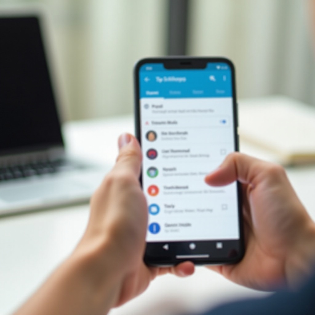 désactiver le mode navigation privée sur Android