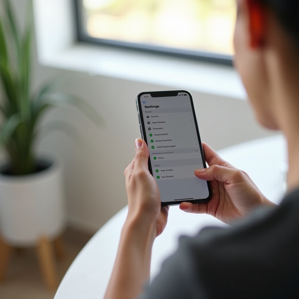 wie man den Bildschirmabstand auf dem iPhone deaktiviert