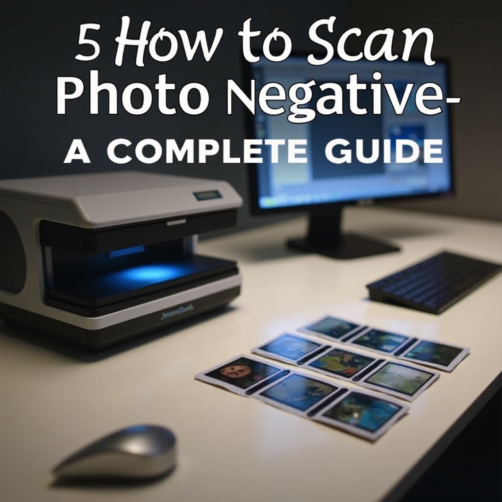 cómo escanear negativos de fotos