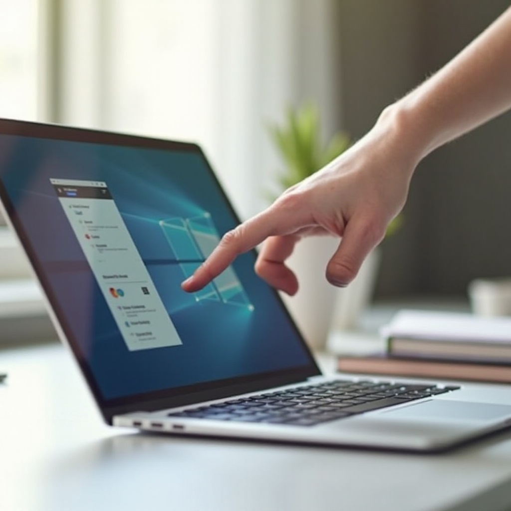 posso desativar a tela sensível ao toque no meu Chromebook