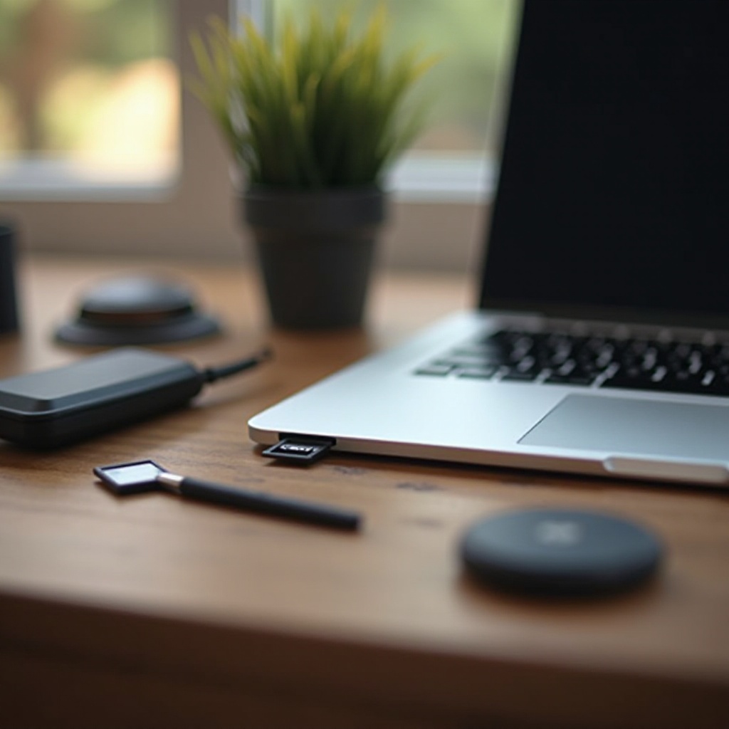 اختفاء بطاقة SD على ماك بوك