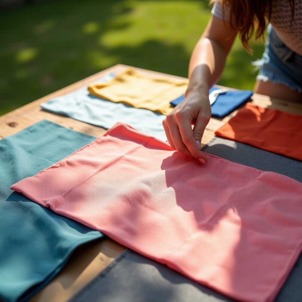 selbstgemachte Leinwand für Außenprojektor