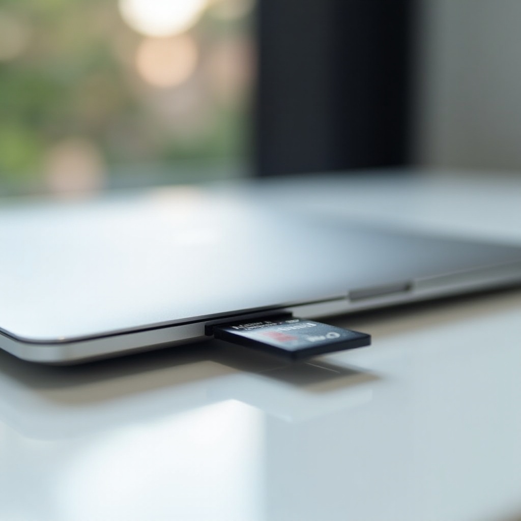 cartão SD desaparecendo no MacBook