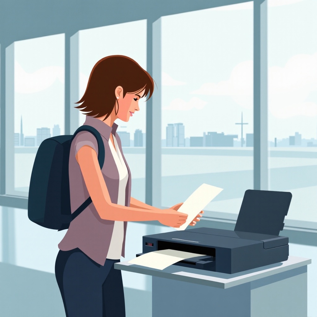 imprimante et scanner portables pour voyage