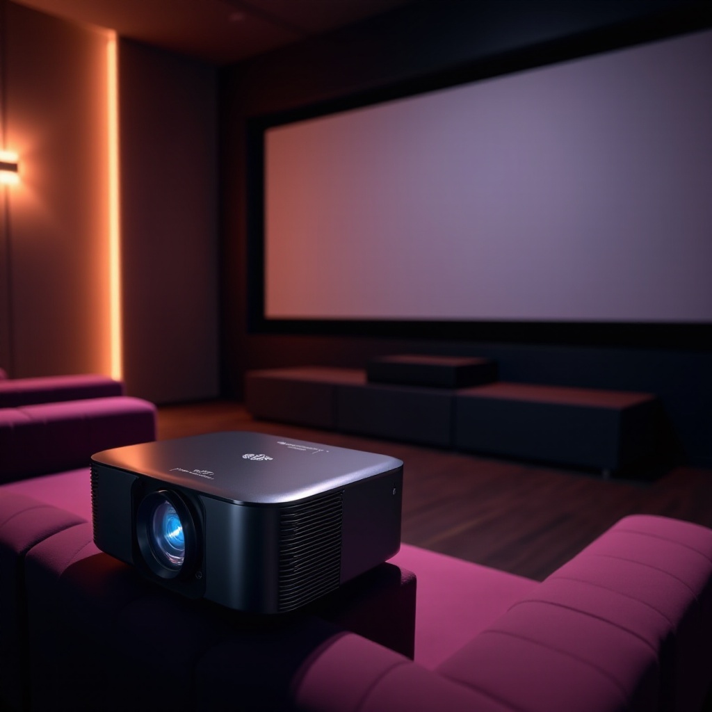 proiettore a tiro ultra corto per cinema domestico