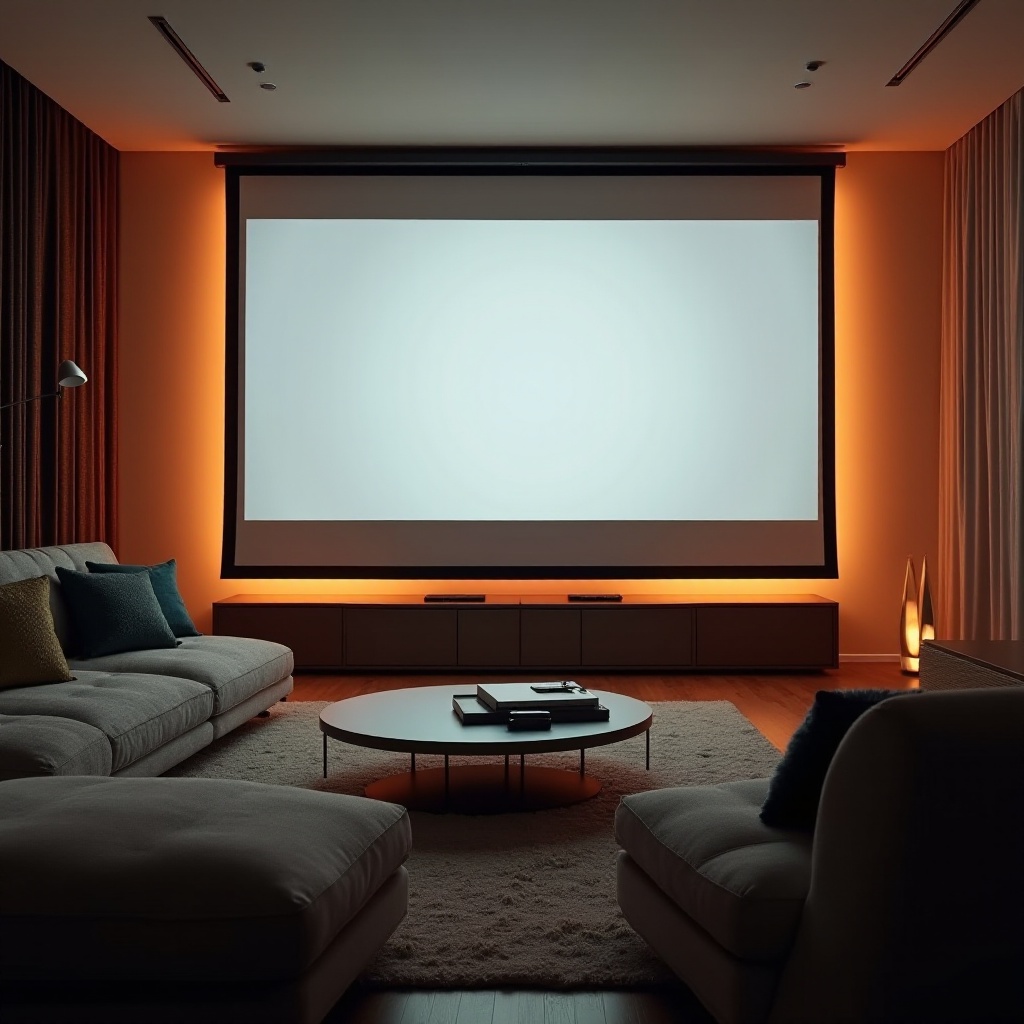 wie groß ist eine 100-Zoll-Projektorleinwand