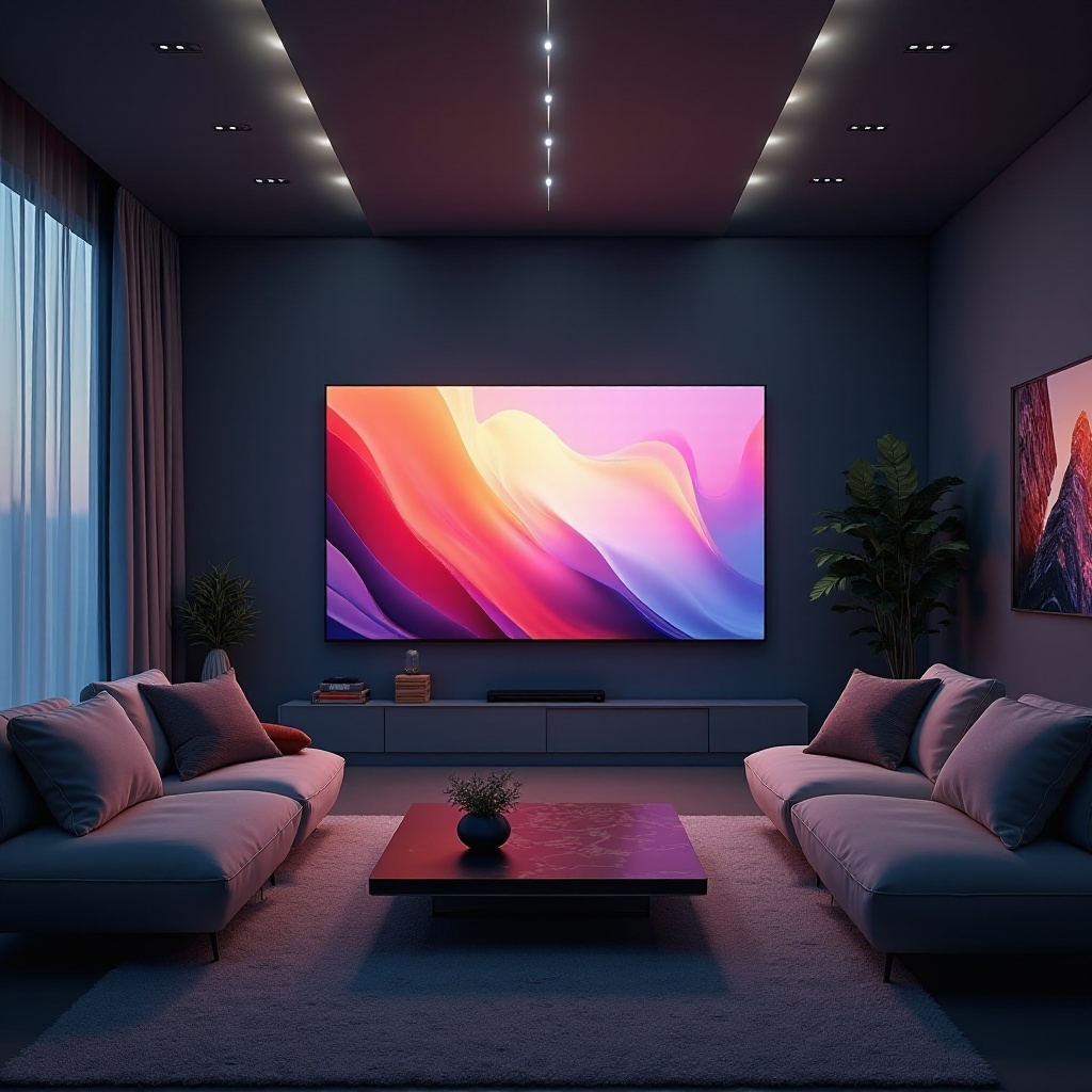 ما حجم شاشة عرض بروجكتور 100 بوصة