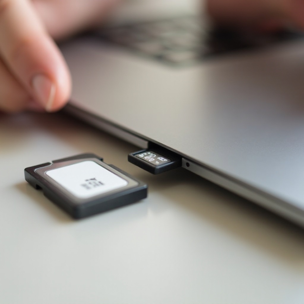 carte SD disparaissant sur MacBook