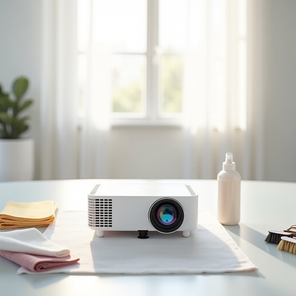 Manuel du mini projecteur vidéo Doosl IDO-X28 nettoyage de la poussière